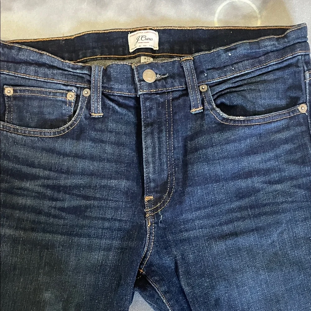 J. crew Skinny Dark Blue Stretch Jeans | 32x34